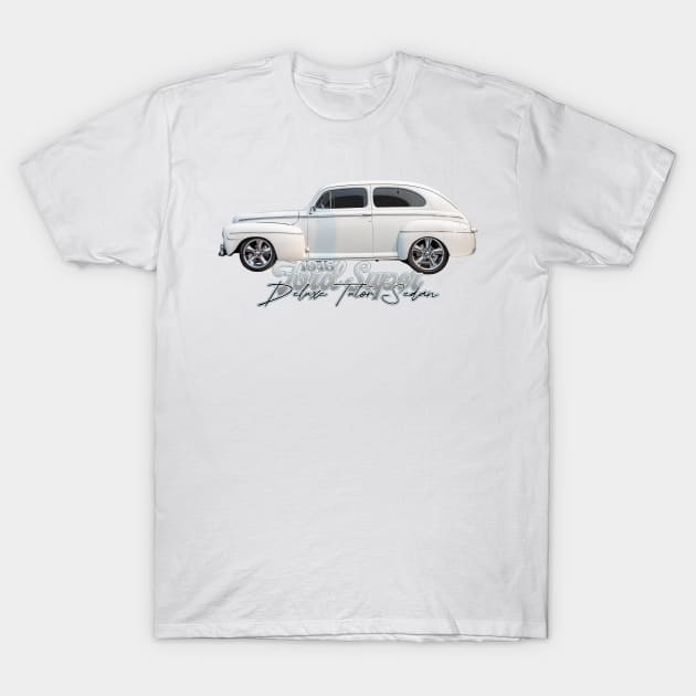 1946 Ford Super Deluxe Tudor Sedan T-Shirt by Gestalt Imagery